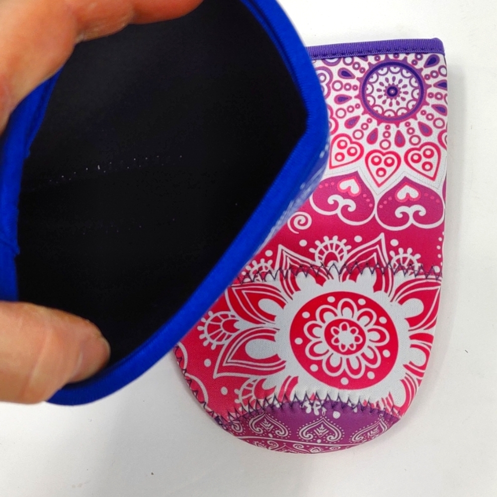 2 pack pink and blue Neoprene Water bottle coozies - Picture 6 of 8